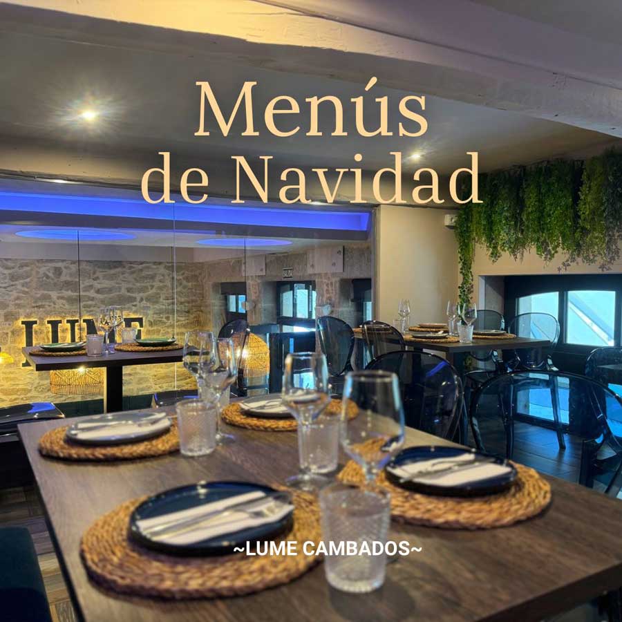 Menús de navidad